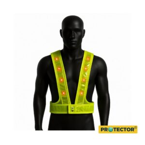 Chaleco Reflectivo de Seguridad con Luces LED – PROTECTOR®