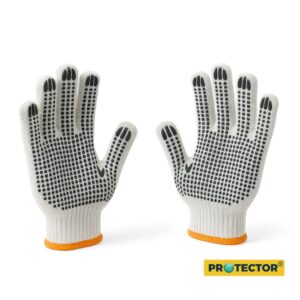 Guantes de Pupos con Puntos de PVC Antideslizantes PROTECTOR®